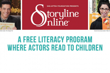 A Free Literacy Program Where Actors Read to Children